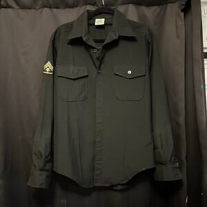 D.S.C.P. Quarterdeck Collection Shirt Snake Print Military